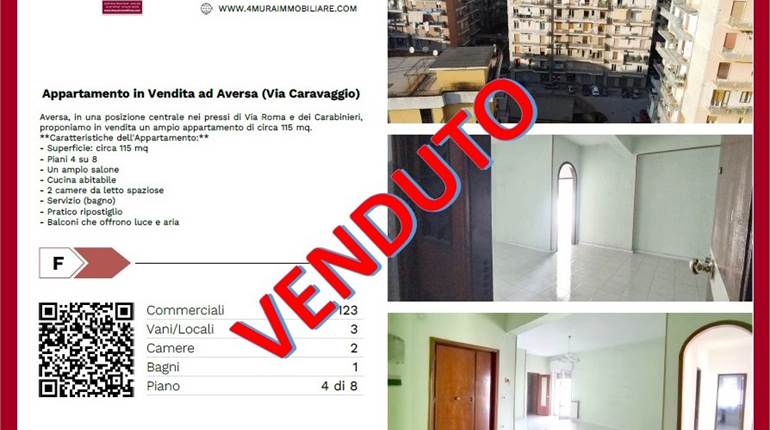 Appartamento in Vendita ad Aversa (Via Caravaggio)